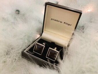 PIETRO FILIPI Elegantní pánské manžetové knoflíčky NOVÉ