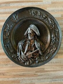Dekorativní talíř s houslistou