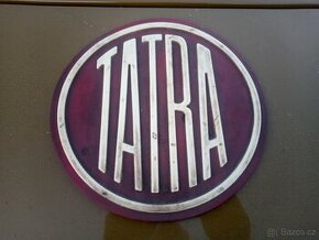 Plastová cedule Tatra cca 30 cm průměr