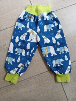 Zimní softshell. kalhoty s berankem vel. 74/80