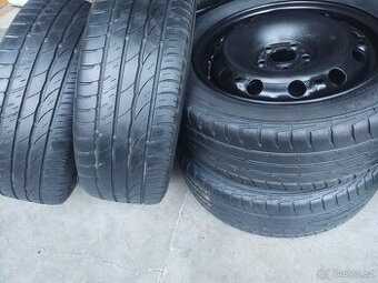 195/50 R15 82V LETNÍ PNEU +DISKY ŠKODA FABIA 5X100mm