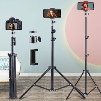 1x nový stativ max 160cm 1x tripod stativ Victiv P50 320kč