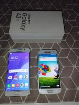 Prodám 2 mobili Samsung A3 a Samsung Galaxy S4 mini.