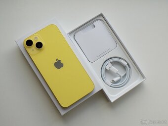 APPLE iPhone 14 512GB Žlutý - ZÁRUKA - JAKO NOVÝ-100%BATERIE