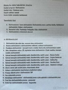 Otázky k Bc. Vysoká škola -zdravotnictví - 1