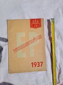 výroční zpráva 1937 podniky hlavního města PRAHA - 1
