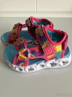 Svítící sandálky Skechers pro holčičku vel. 24