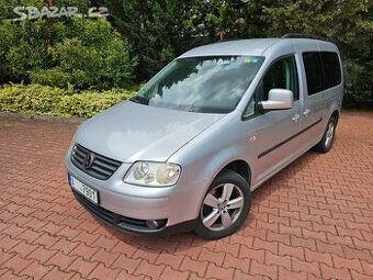 VW Caddy Maxi 1.9 TDI 77kW,2010,7.míst,Tažné,Tempomat.