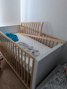 Postýlka kinderkraft MIA + matrace magniflex
