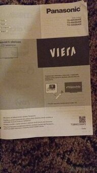 Prodám tel Panasonic Viera 106cm funkcni