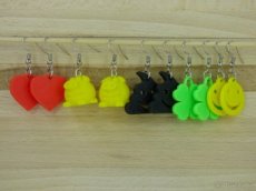 Set 3D tištěných náušnic