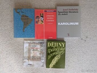 Odborné učebnice a knihy o španělské literatuře