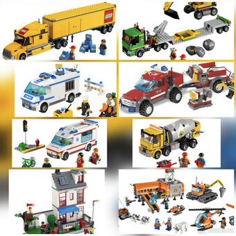 Mix setů Lego City - malé i velké sety levně