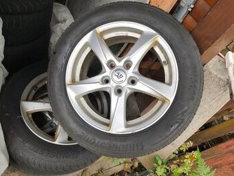 ALU disky 5x114,3 r16 a zimné pneu 205/60R16