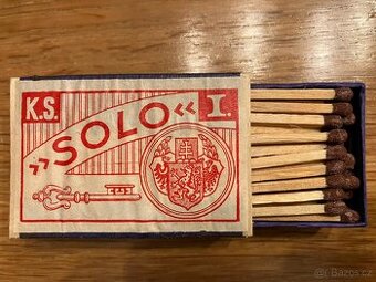Historické zápalky SOLO