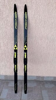 Dětské běžky Fischer 130 cm s hůlkama 100 cm