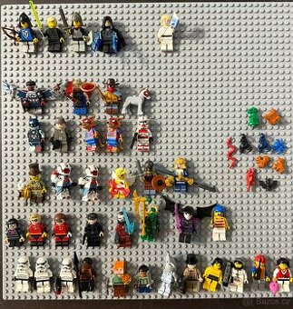 Lego Figurky (star wars,city,castle,spiderman) číst pop