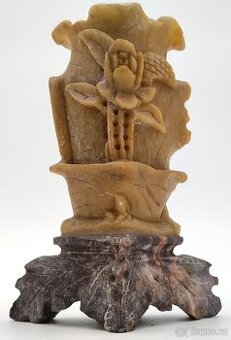 Luxusní starý držák svíček č. 6 Kamenina 