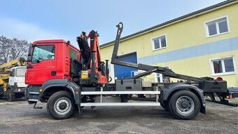4x4 kontejner MAN Eur6 + Palfinger 16000