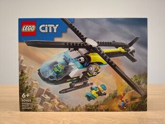 LEGO City 60405 Emergency Rescue Helicopter - nový