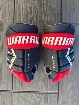 Hokejové rukavice Warrior, velikost 9 (23cm)