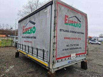 Plachtová nástavba - shrnovací plachta