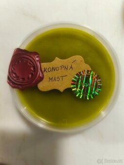 Silná BIO konopná mast nebo balzám