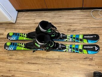 Dětské lyže Elán 100cm + lyžáky K2 vel. 32/33