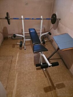 Fitnes lavice s činkama