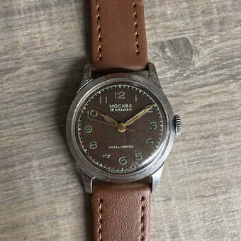 Vintage hodinky MOSKVA (16 kamenů) – SSSR, 50. léta