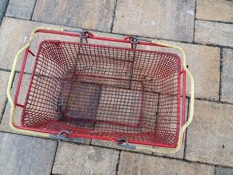 retro nákupní košík