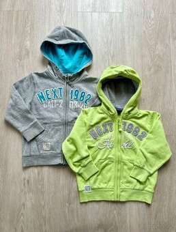 Mikina Next na zip s kapuci  104