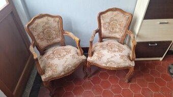 Starožitné křeslo 2ks