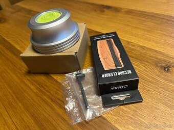 Přítlačné závaží na gramofon kartáček na přenosku a LP desky