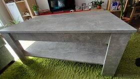 Prodám konferenční stolek šedý beton