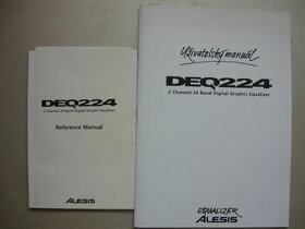 Prodám originál manuál Alesis DEQ224