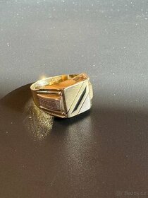 Zlatý prsten 585/1000 - 14 karátů,nový - 1