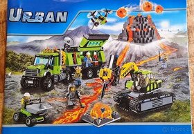 LEGO City 60124 základna výzkumníků vulkánu