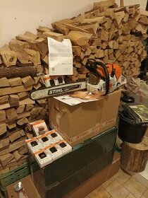 Motorový pila Stihl MS 500i + příslušenstvi