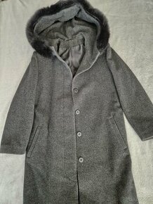 Dámský kabát LANTEA Cashmere, perfektní stav (36) - 1