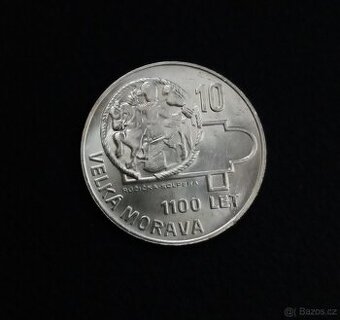 10 Kčs výročí Velké Moravy (866 - 1966) 1966