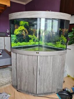 Rohové akvárium Juwel trigon se skříňkou 190