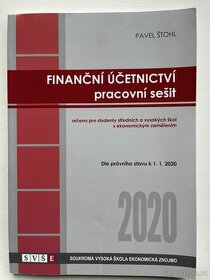 Finanční účetnictví pracovní sešit