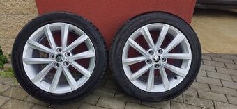 ALU Kola ŠKODA 5x100 R16 Letní Pneu 215/45/16