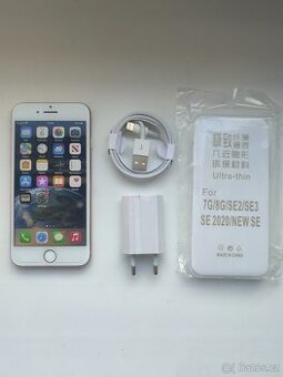 iPhone 8 64GB Rose Gold + Kryt, Nabíječka + Kabel
