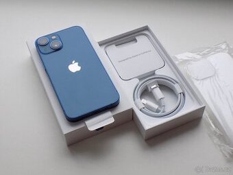 Apple iPhone 13 mini 512GB Blue - ZÁRUKA - 100% BATERIE