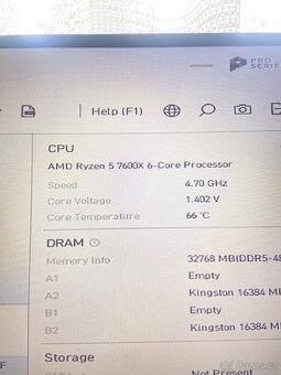 Pc komponenty-msi b840 wifi , 32gb ddr5 6000 ram ,ryzen 576x - 1