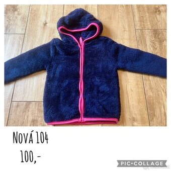 Nová dívčí mikina 104