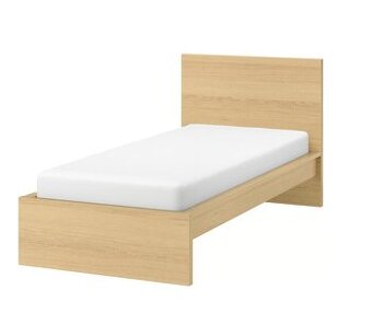 Postel IKEA Malm -200x90 cm + matrace