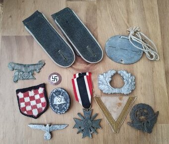Nález na půdě odznaky wehrmacht z druhé světové války